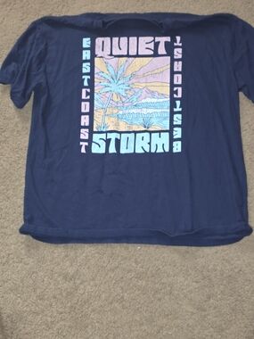 Quiet Storm East Coast Graphic Tee - Navy